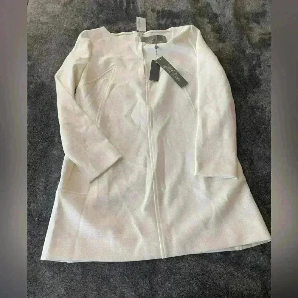 Lela Rose Ivory Tunic Blouse size 2 Nwt - Picture 1 of 4